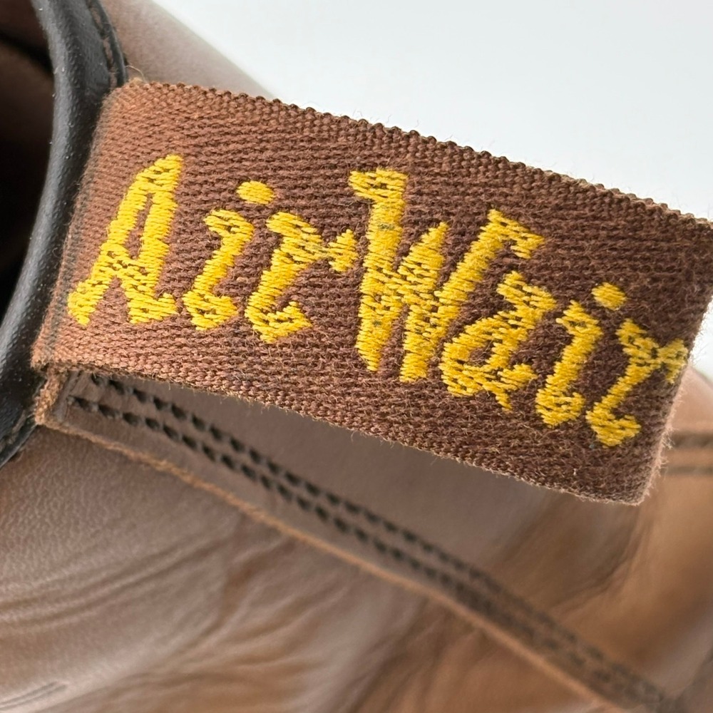 Dr Martens 1460 Crazy Horse Boots Mens 12 Brown Doc Leather MIE England VINTAGE - Picture 11 of 12